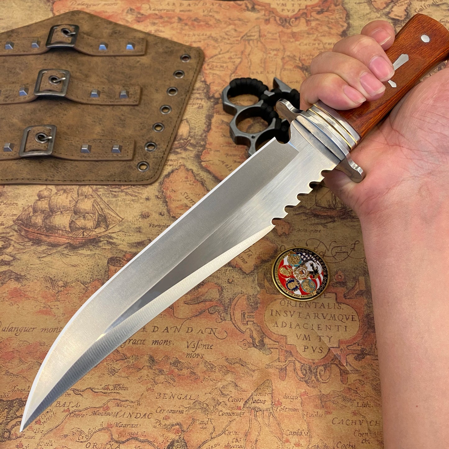 Gdekls Survival Knife Multi Tool for Everyday Carry Outdoor Camping