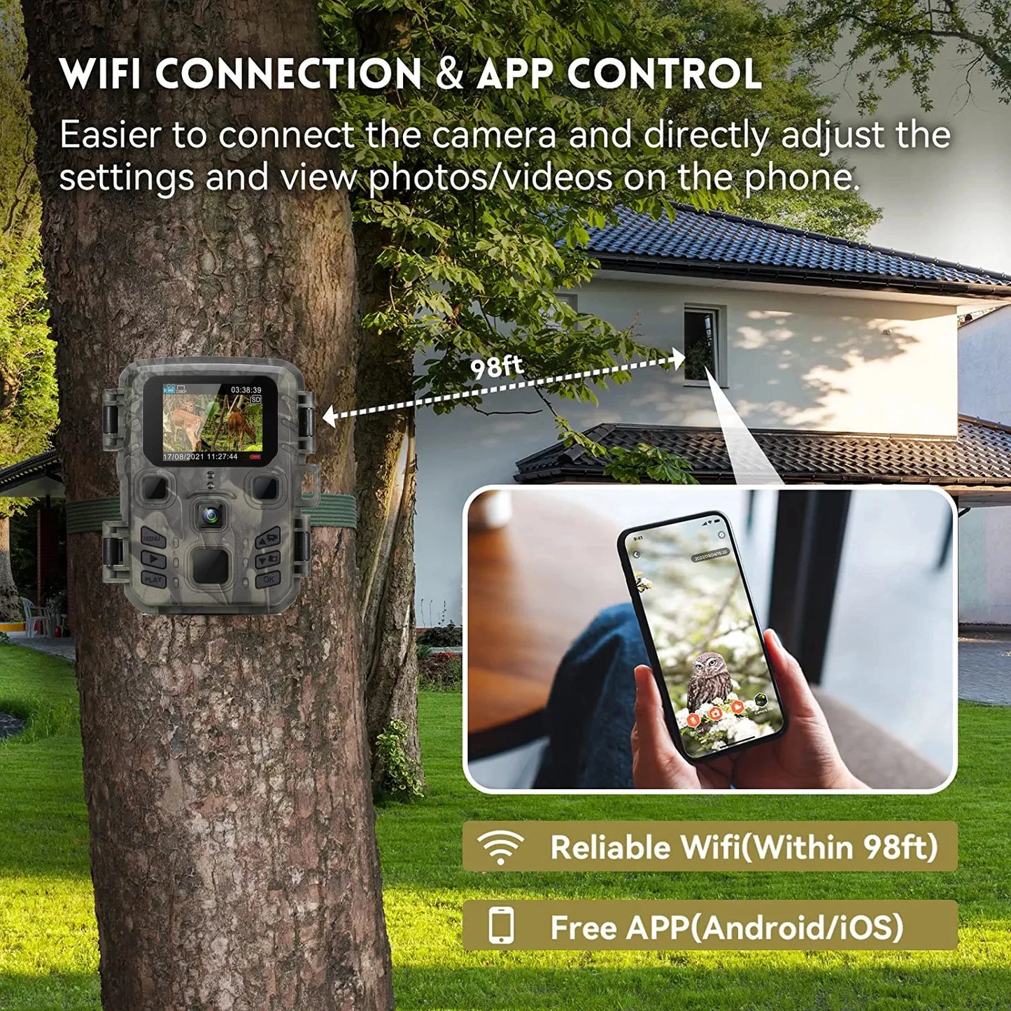 20MP Wireless Hunting Camera Trail Night Vision IP65 Photo Trap