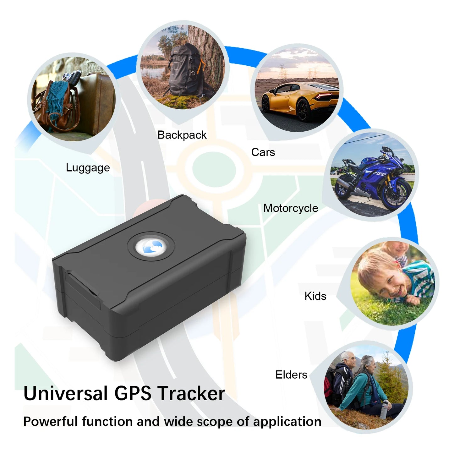 Vehicle GPS Tracker 15-Day Battery Anti Theft Locator