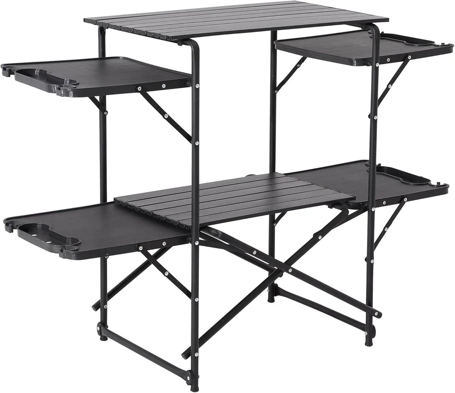 Slim-Fold Camping Kitchen Table and Outdoor Cook Station
