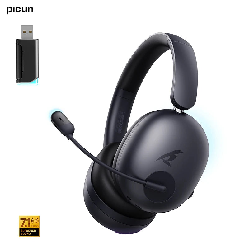 Picun UG-10A Gaming Wireless Over-Ear Headphones With Mic