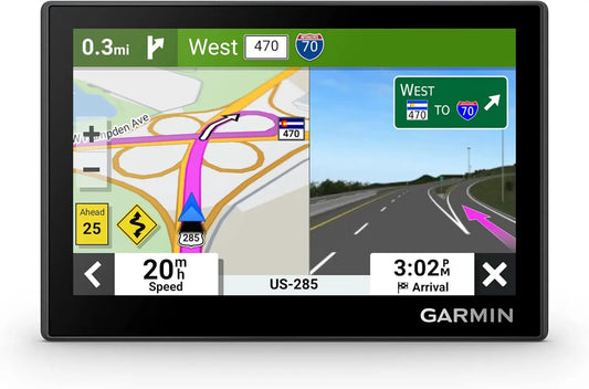 GPS Navigator With High Resolution Touchscreen And Driver Alerts