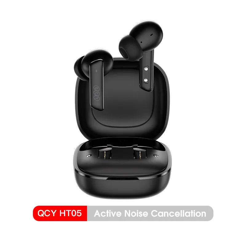 QCY HT05 ANC Wireless Earbuds With 40dB Noise Cancellation Bluetooth 5.2