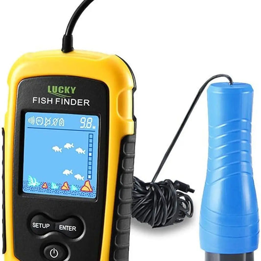 Portable Kayak Fish Finder With Sonar Handheld Depth Sensor