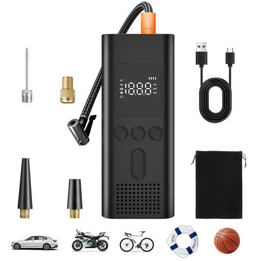 Portable Electric Bicycle Air Pump Inflator For Cycling