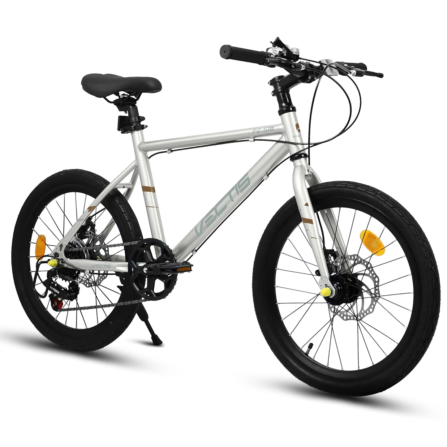Kids Bike With 7-Speed Dual Disc Brakes For Safe Riding