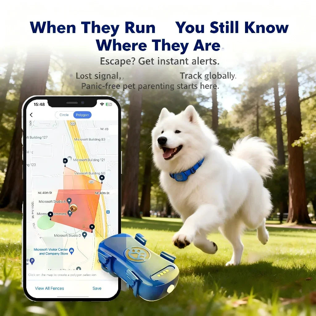 GPS Pet Tracker for Dogs and Cats With IoT Connectivity