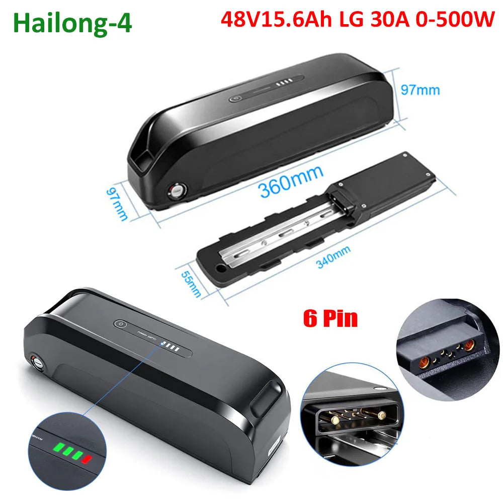 UNITPACKPOWER Ebike Battery 36V 48V 52V 20Ah for Bafang