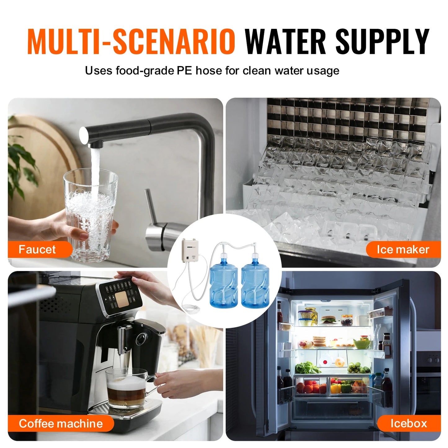 SucceBuy Water Bottle Dispenser and Reverse Osmosis System