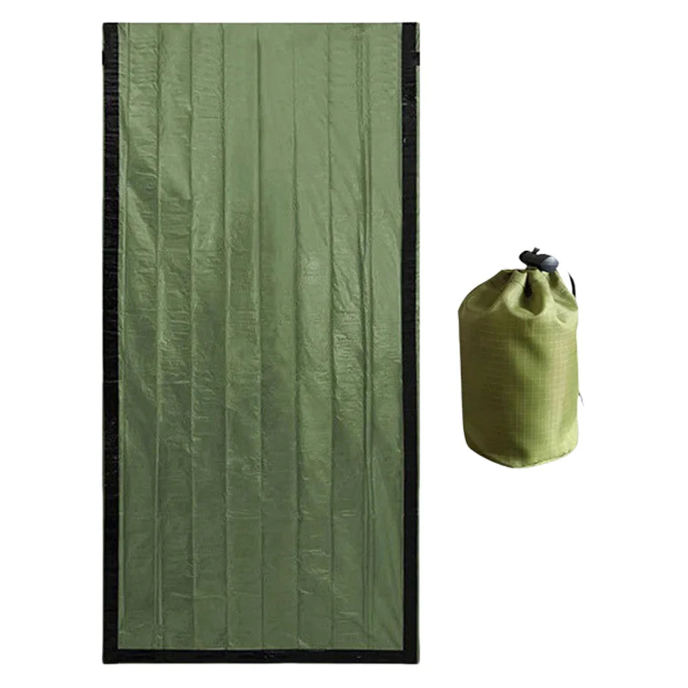 APWIKOGER Emergency Mylar Thermal Blanket Sleeping Bag for Outdoor Survival