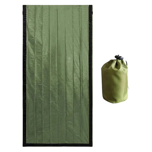 APWIKOGER Emergency Mylar Thermal Blanket Sleeping Bag for Outdoor Survival