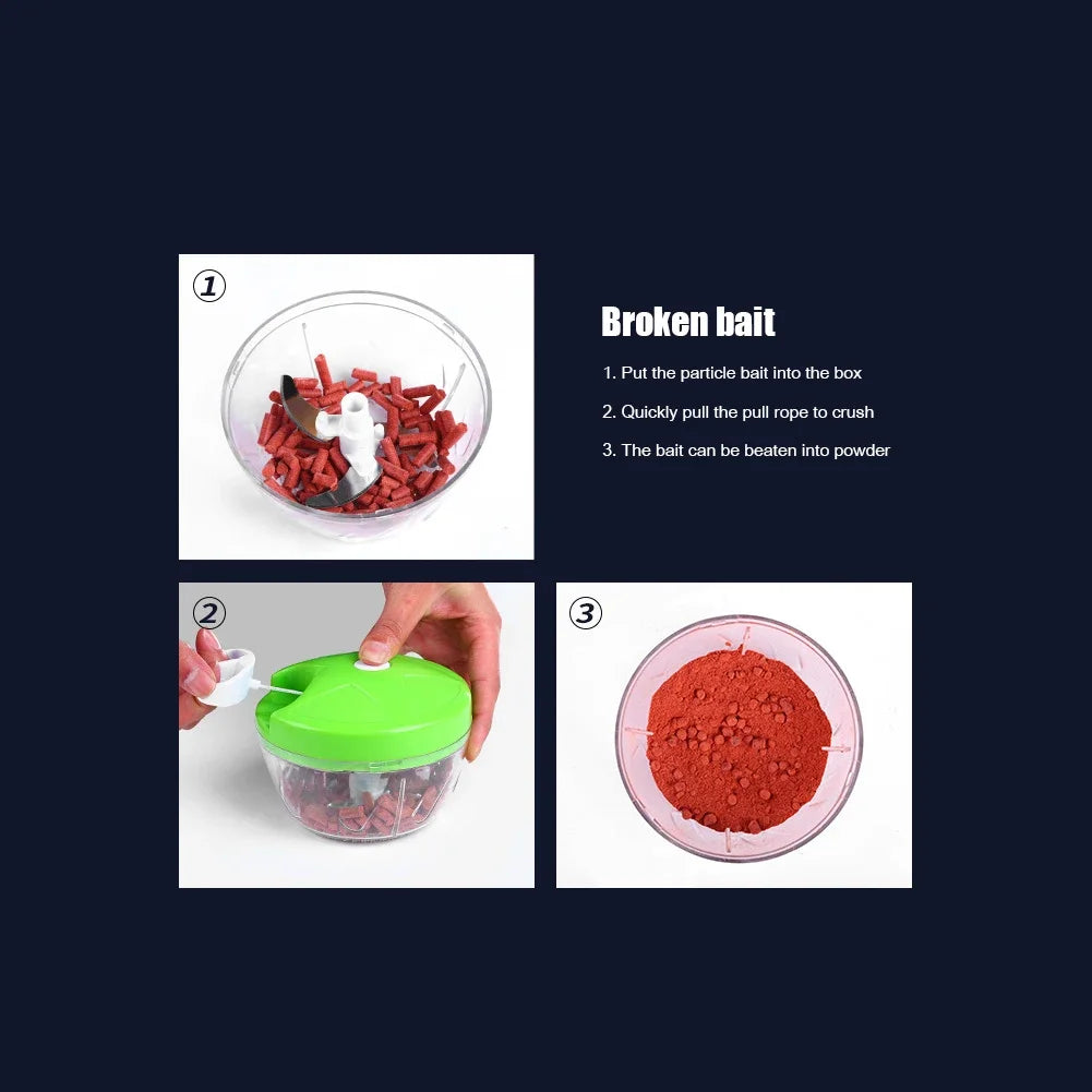 Portable Handheld Lure Mixing Mill Pulverizer For Fishing Gear
