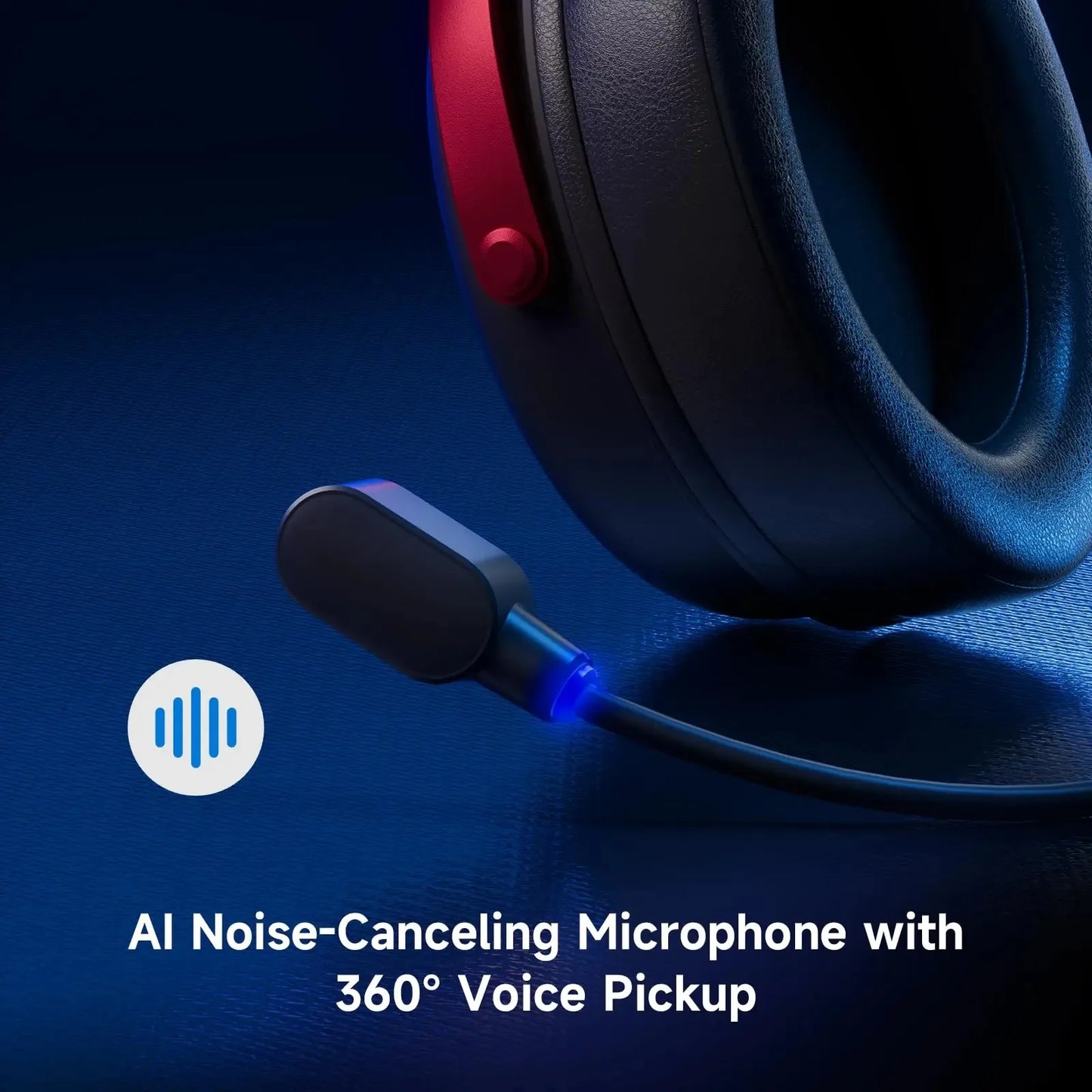 MCHOSE V9 Pro Wireless Gaming Headset PS5 7.1 Surround Sound