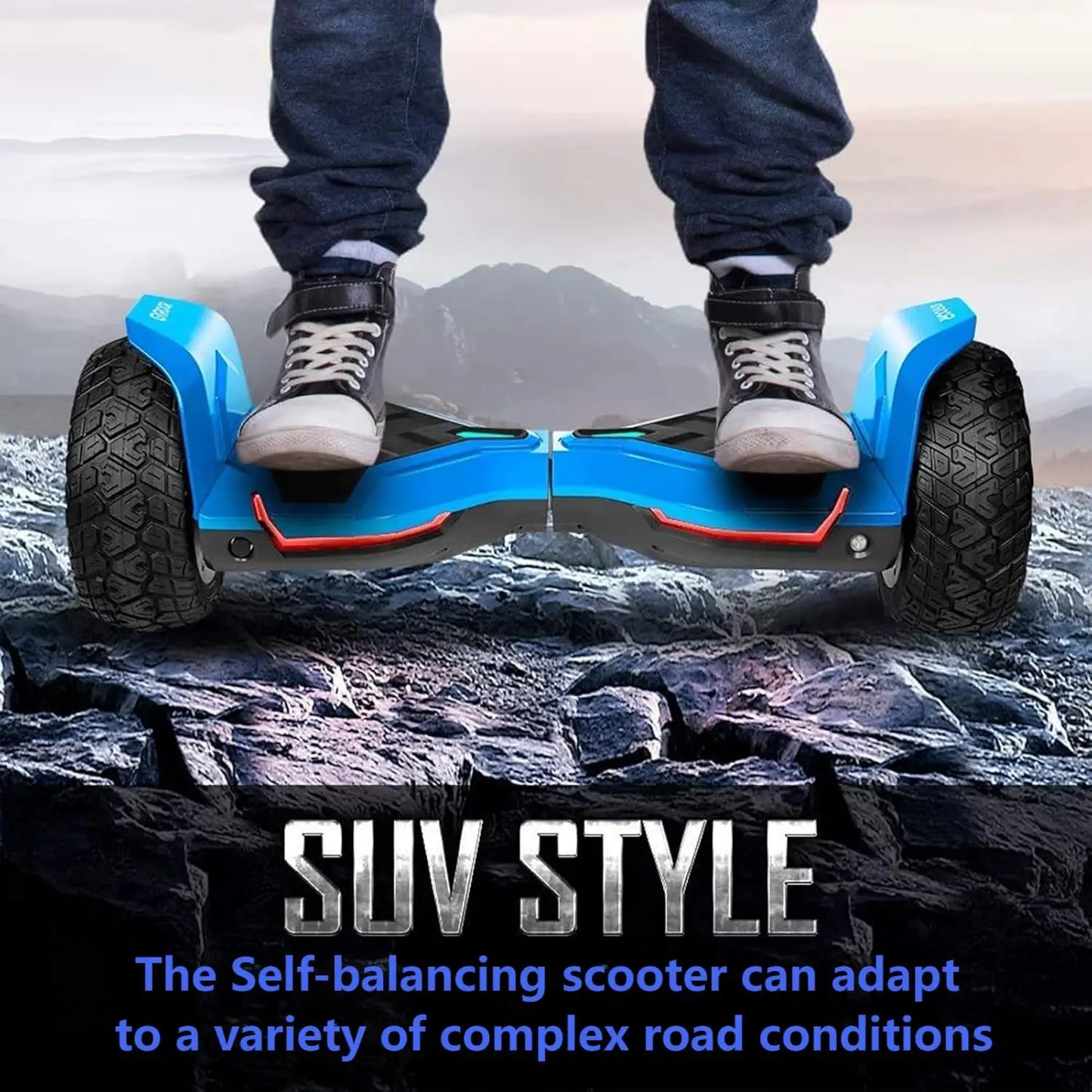 Warrior Off Road Self Balancing Scooter With Music Speaker Lights
