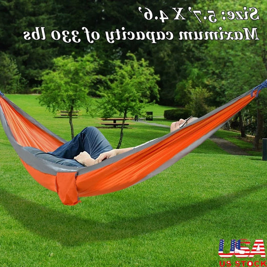 Ultralight Nylon Parachute Hammock With Straps Carabiners