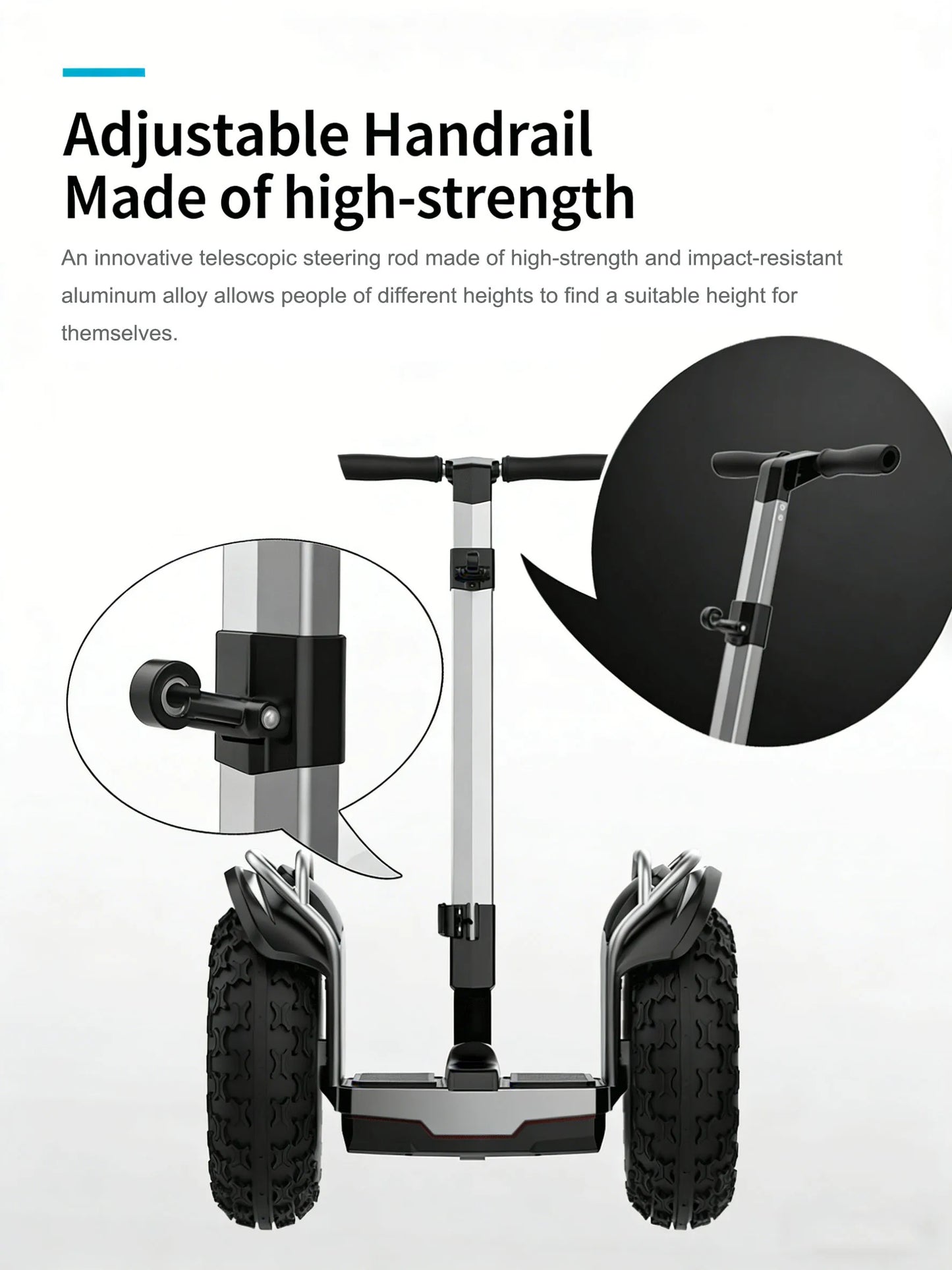Readygo Dual Motor 1500W Offroad Hoverboard With 50 Mile Range