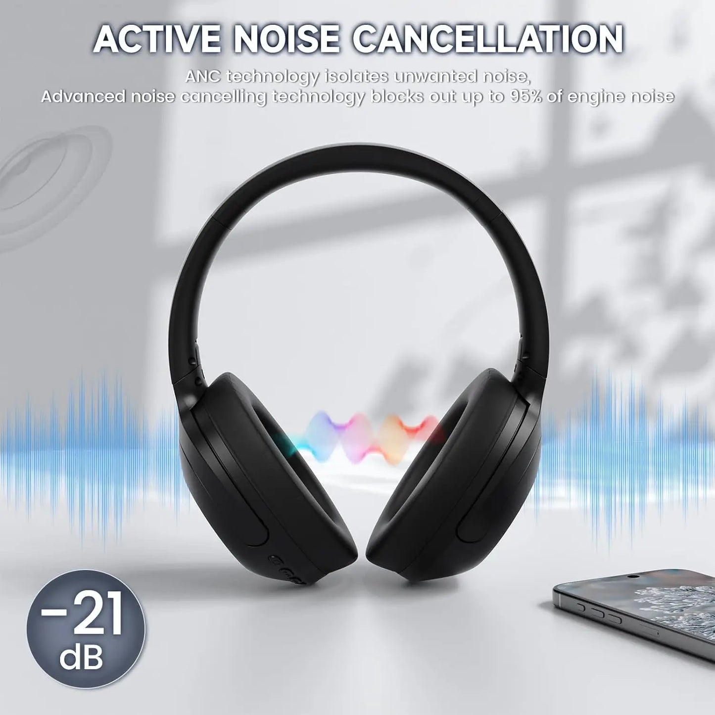 Attack Shark G300 Wireless Bluetooth Headphones With ENC Noise Cancellation