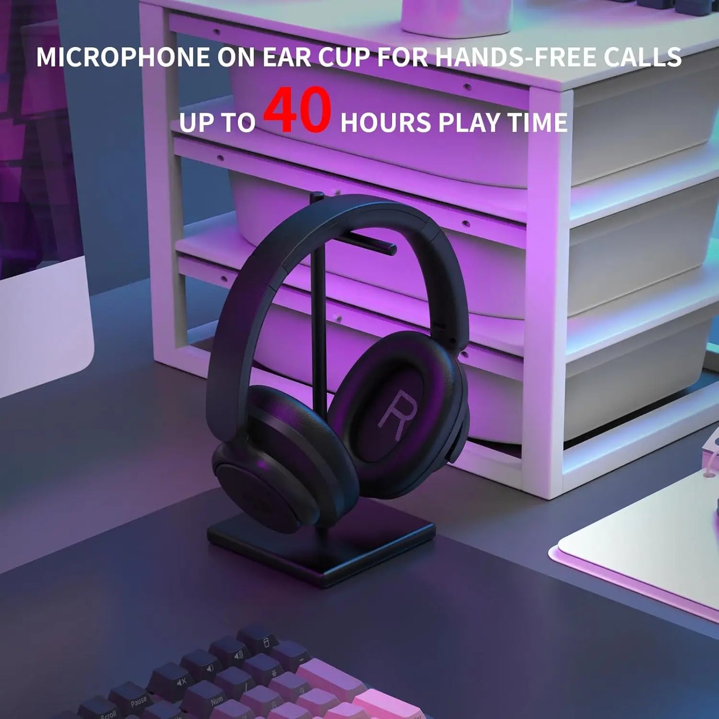 Redragon H610 Wireless Gaming Headset BT Five Point Three ANC