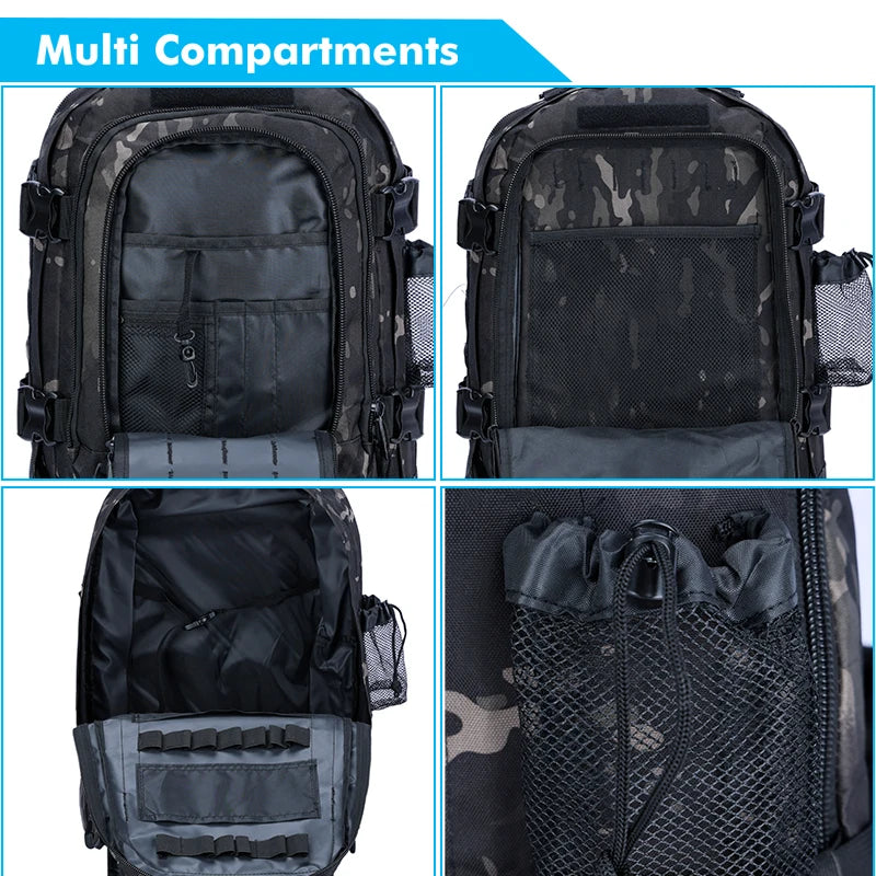 Tactical Backpack Military Daypack Molle Assault Pack for Hiking