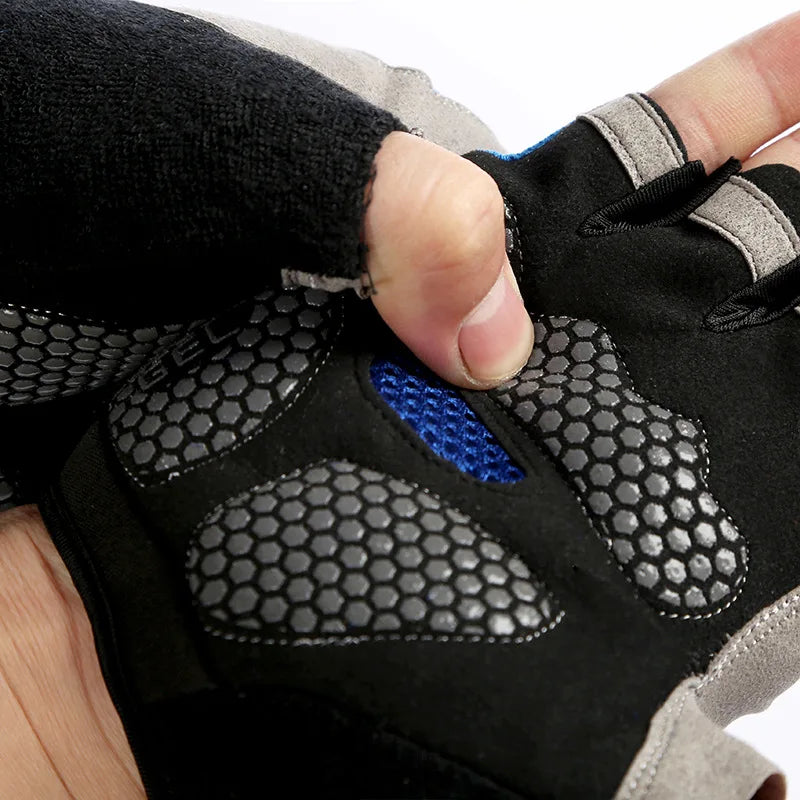 Anti Slip Breathable Half Finger Cycling Gloves For Men Women