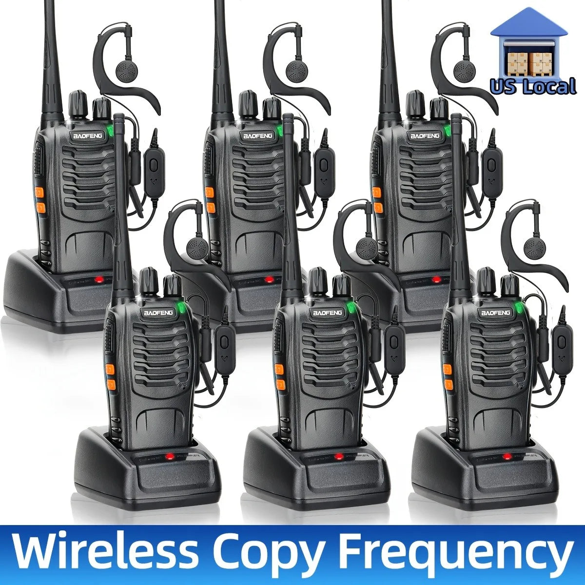 BAOFENG BF 888S Walkie Talkie UHF 400 470MHz Radios