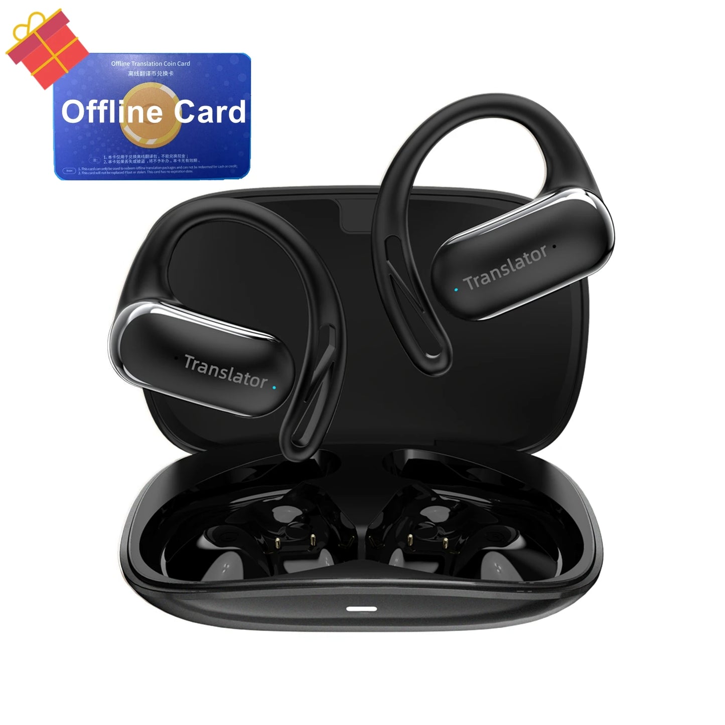 Wooask F56 Translator Earbuds With Real Time Translation 144 Languages