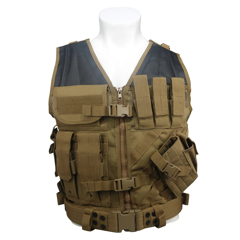 Military Tactical Vest Quick Removal Plate Carrier For Airsoft
