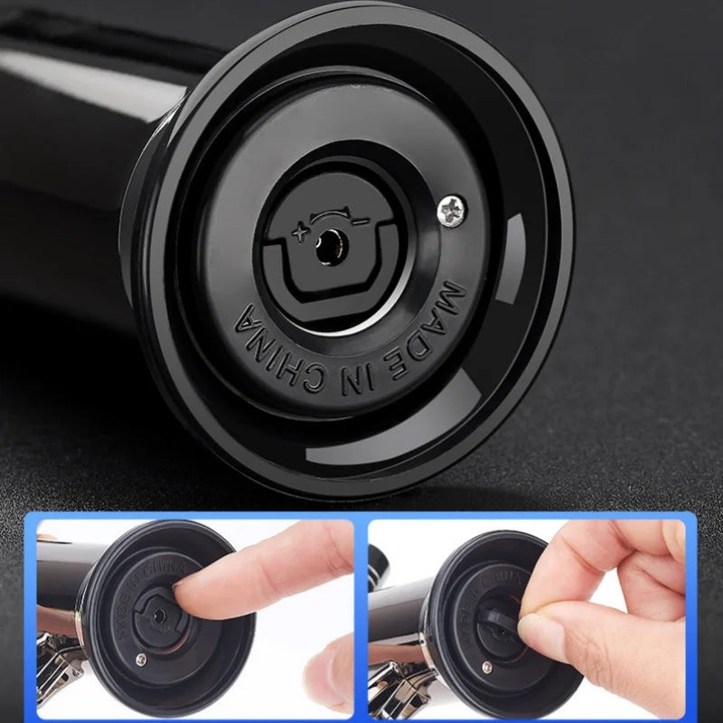 TopFlames Metal Windproof Jet Flame Lighter Refillable Torch