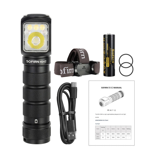 Sofirn HS42 Headlamp 2100lm USB C Rechargeable LED Torch