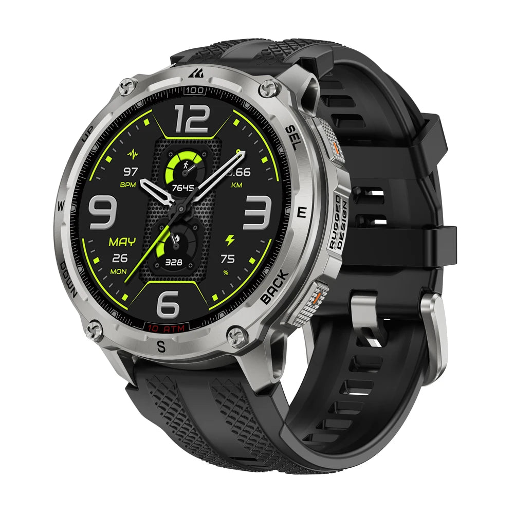 KOSPET Tank T4 Smart Watch For Men GPS 10ATM Waterproof