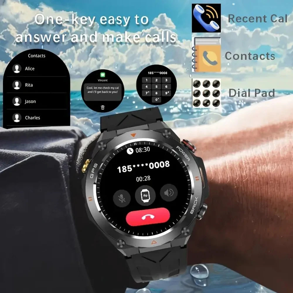 Senbono GPS Smart Watch Built In GPS Bluetooth Phone Calls