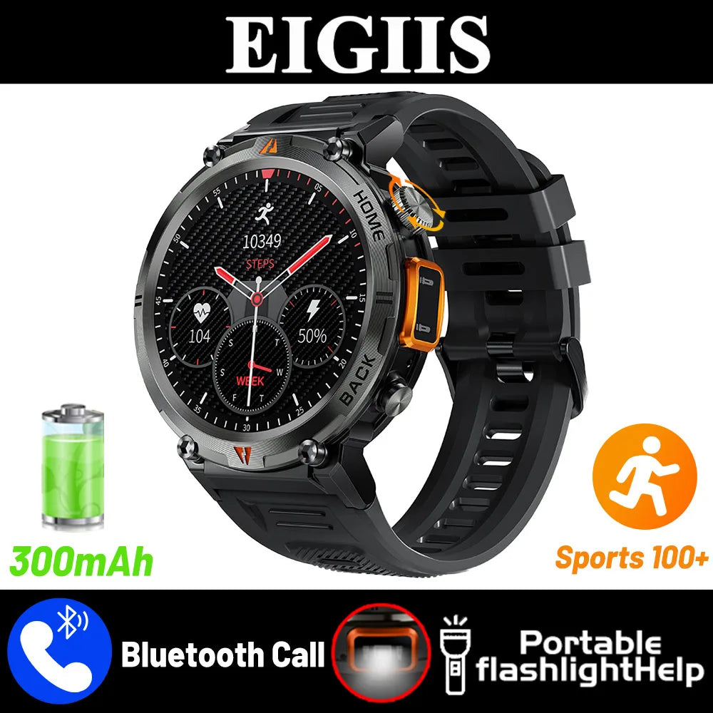EIGIIS KE3 Smartwatch for Men With Heart Rate Monitor