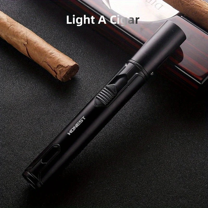 TopFlames Butane Torch Lighters Windproof Adjustable Jet Flame Refillable