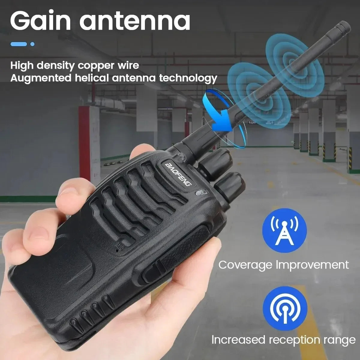 BAOFENG BF 888S Walkie Talkie UHF 400 470MHz Radios