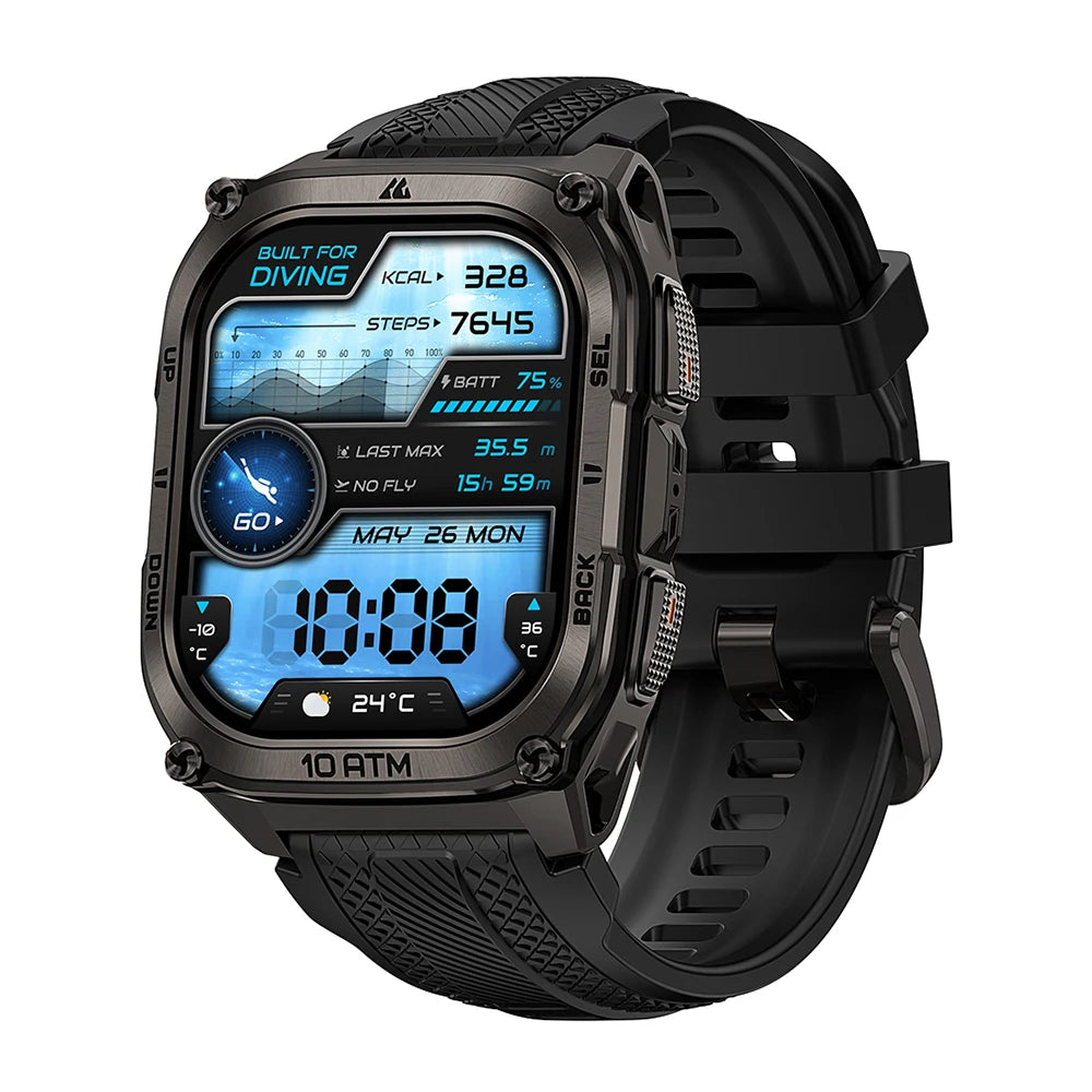 KOSPET Tank M4 Smart Watch GPS Offline Maps 10ATM Waterproof