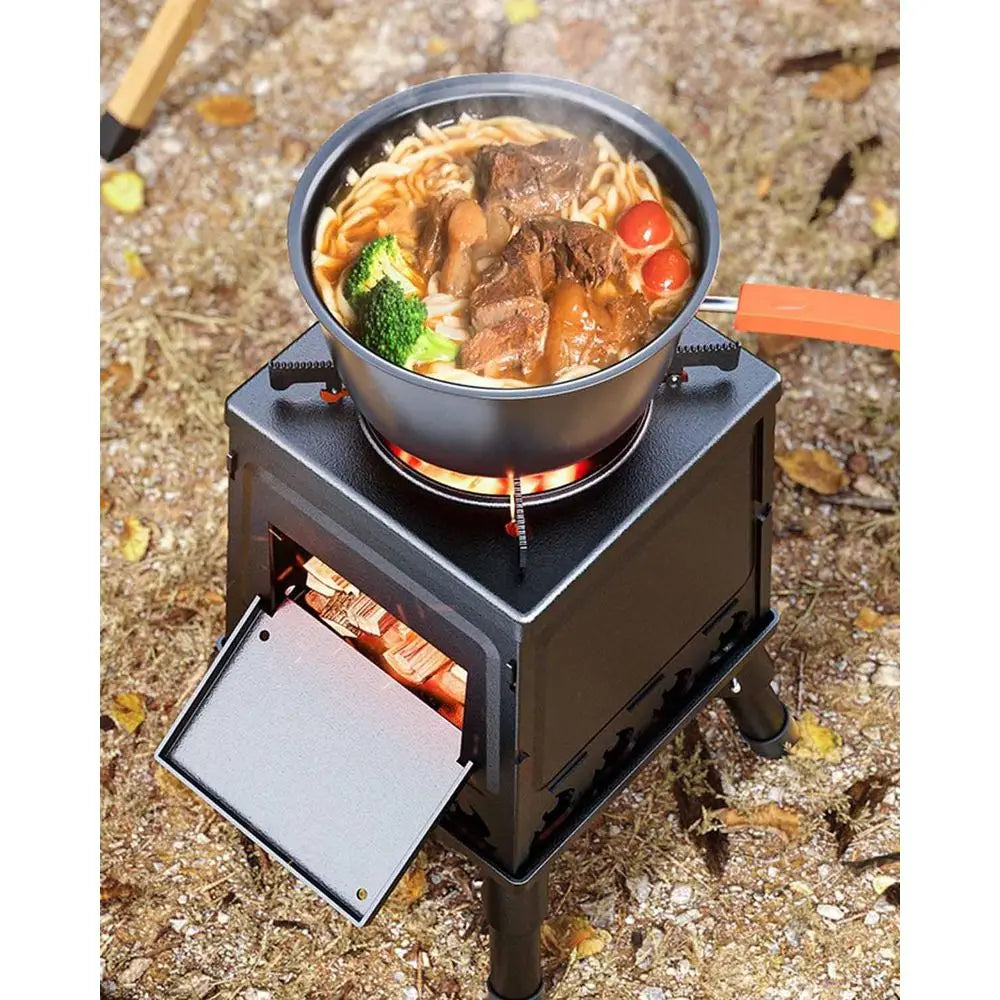 Portable Wood Burning Camp Stove for Backpacking and Camping