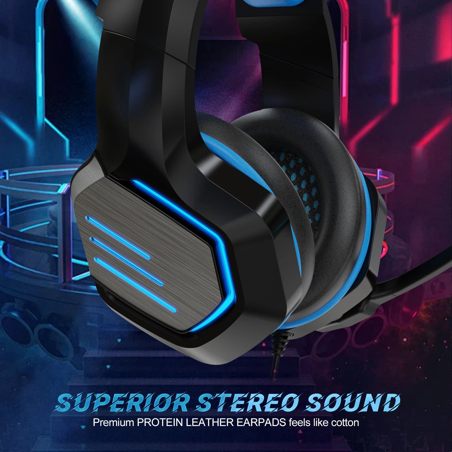NPET H022 Gaming Headset With Mic For PS4 PC XboxOne