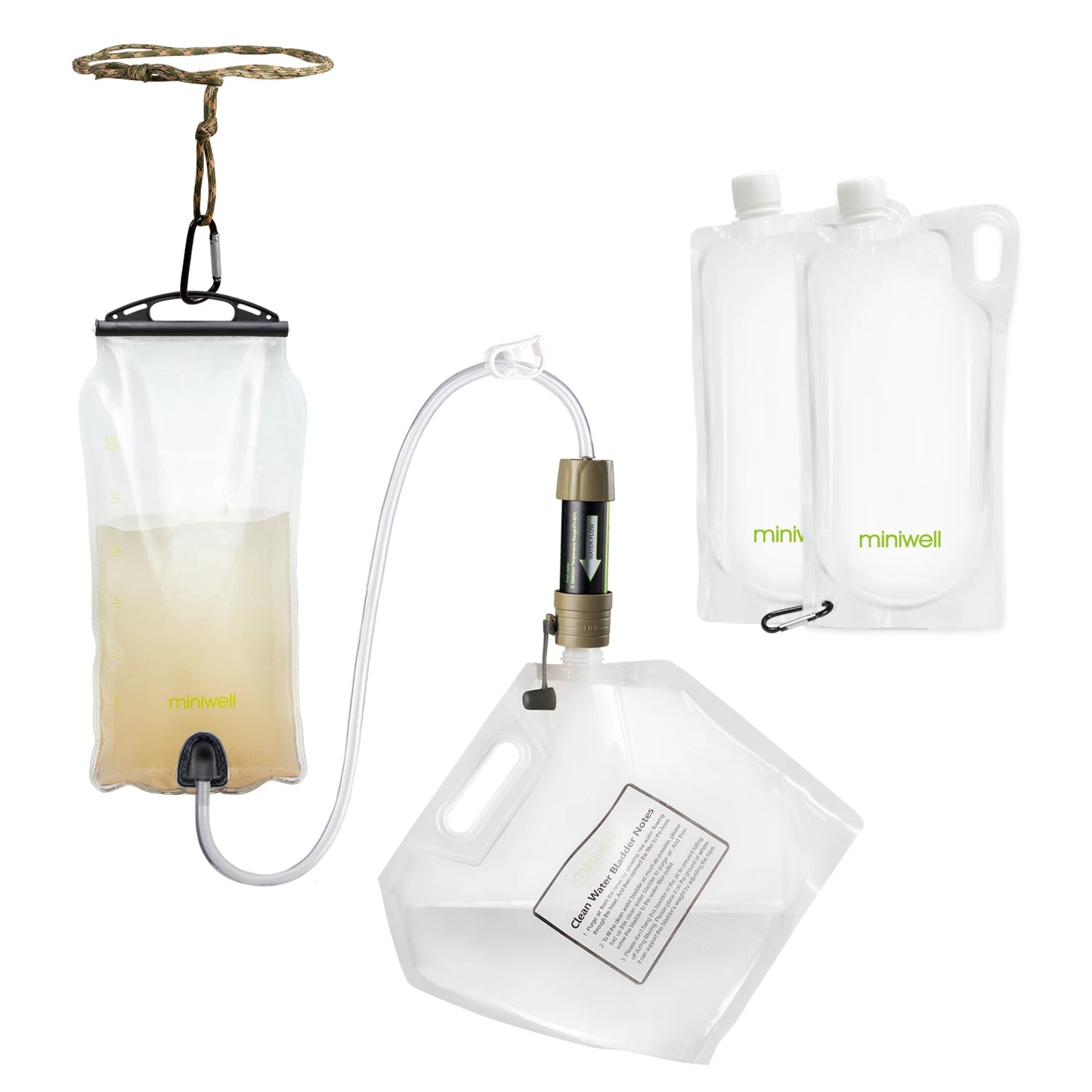 Miniwell Outdoor Water Filter L630A 0.1 Micron 2000L Capacity