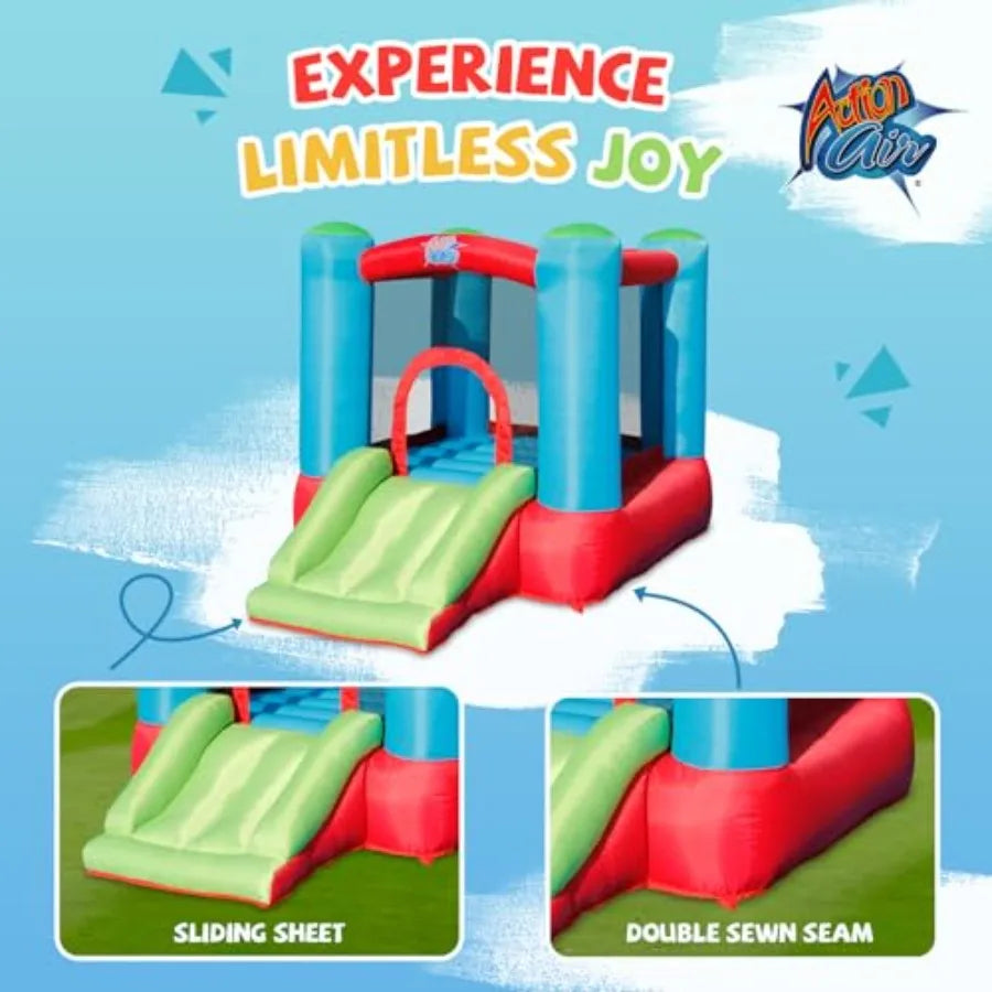 Toddler Inflatable Bounce House With Blower And Slide