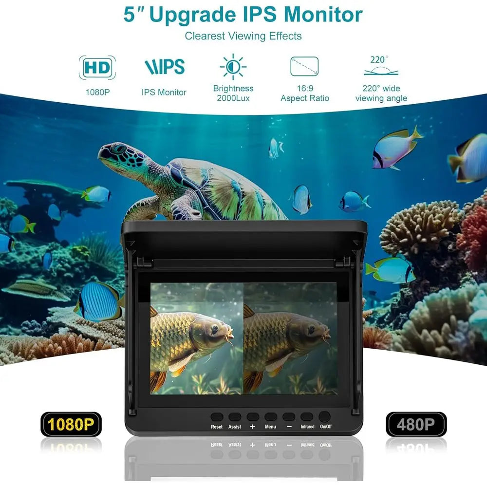 Ice Fishing Portable Fish Finder With Night Vision