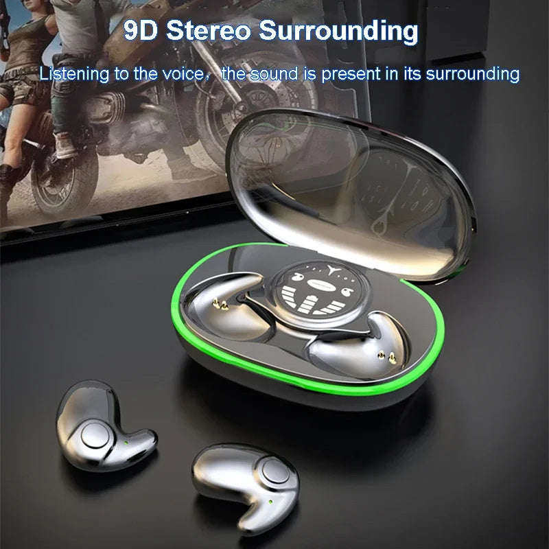 Invisible Sleep Earphones Wireless Bluetooth 5.3 Earbuds Touch Control