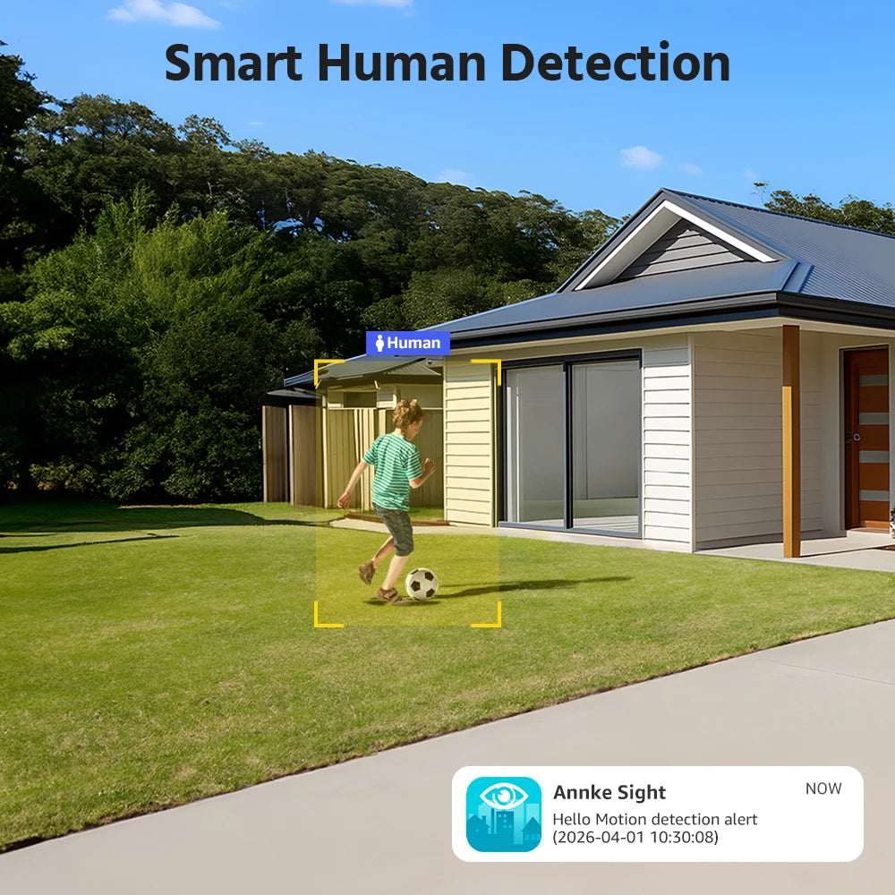 ANNKE 4MP Dual Lens WiFi Security Camera Outdoor Night Vision