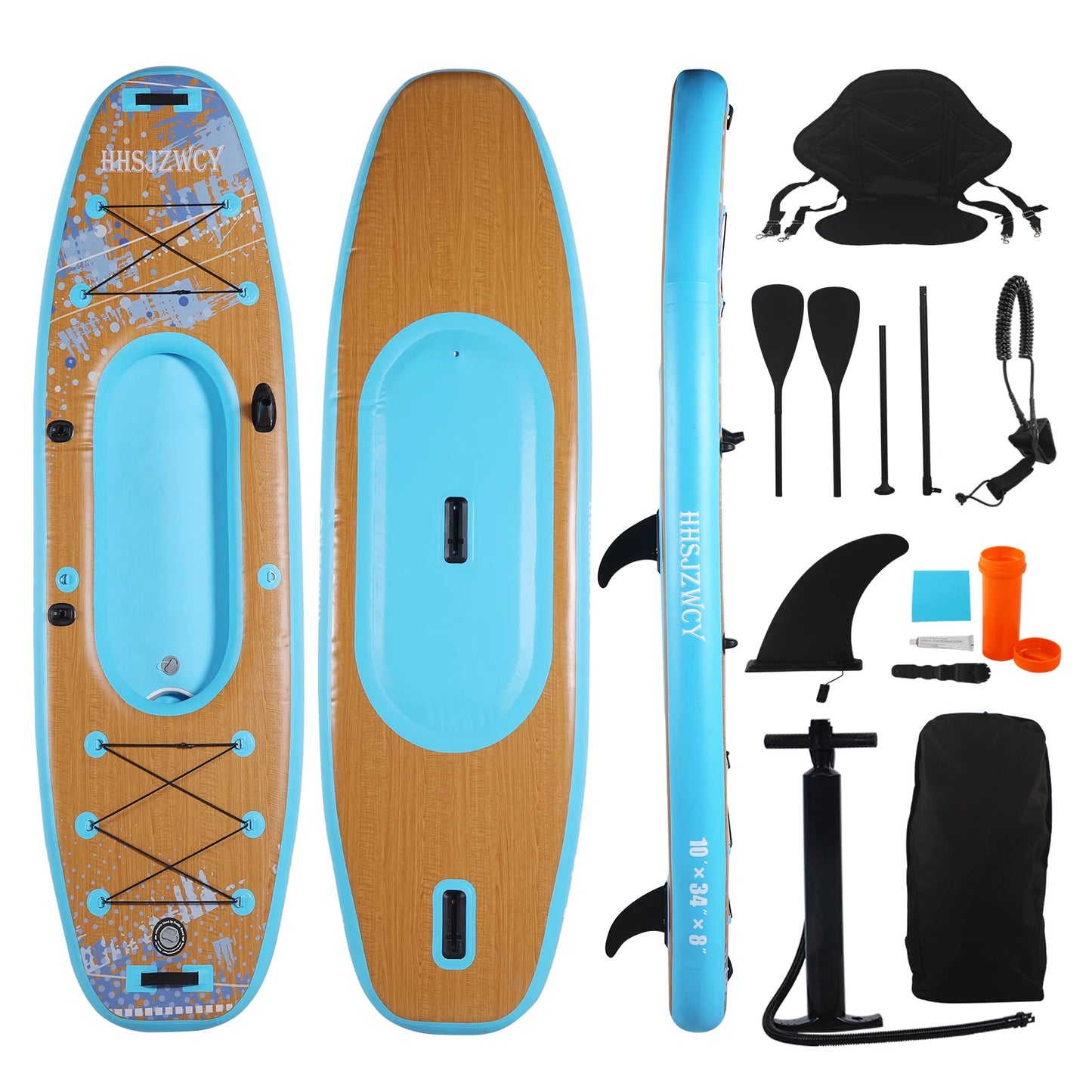 HHSJZWCY Inflatable Stand Up Paddle Board Kayak With Seat For Fishing