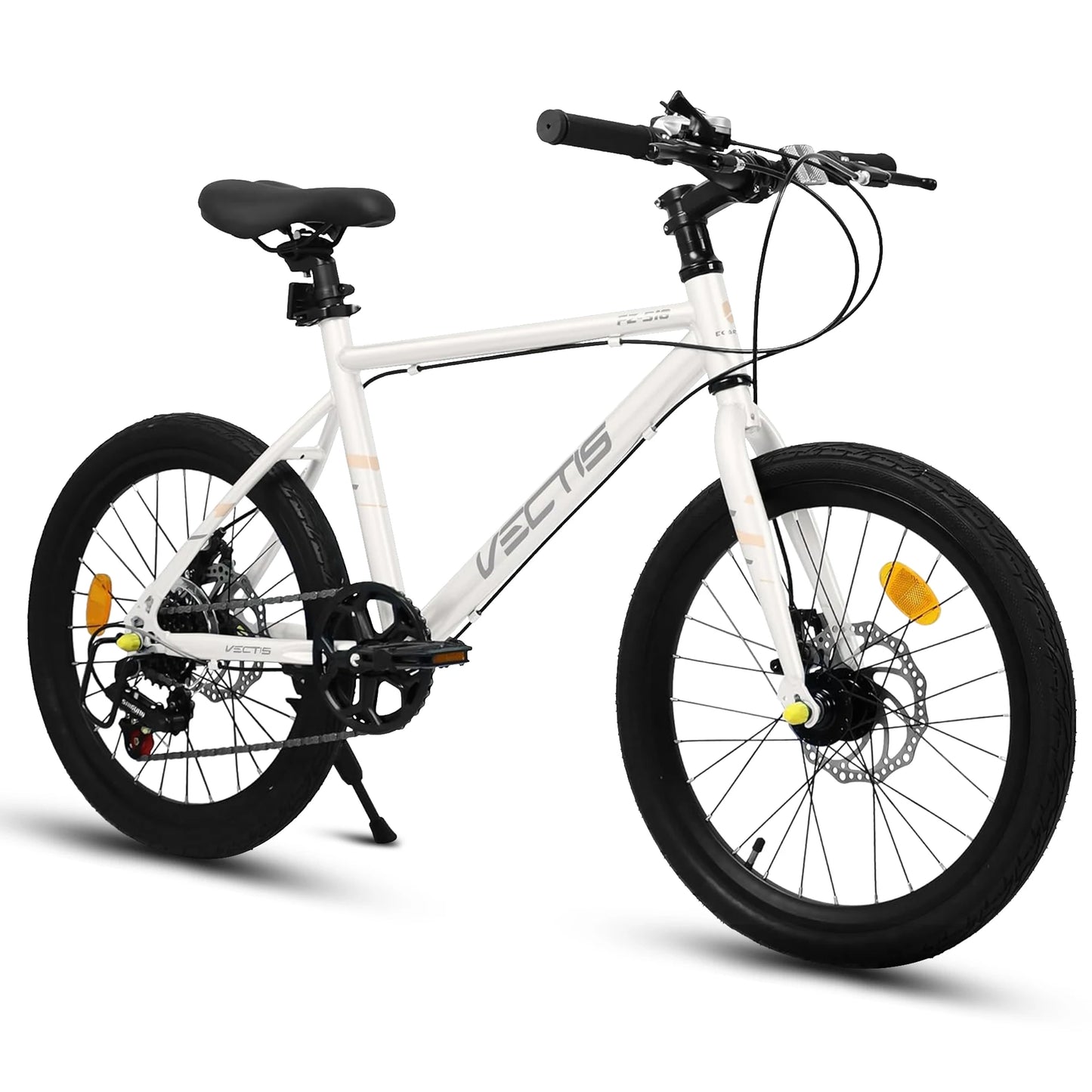 Kids Bike With 7-Speed Dual Disc Brakes For Safe Riding