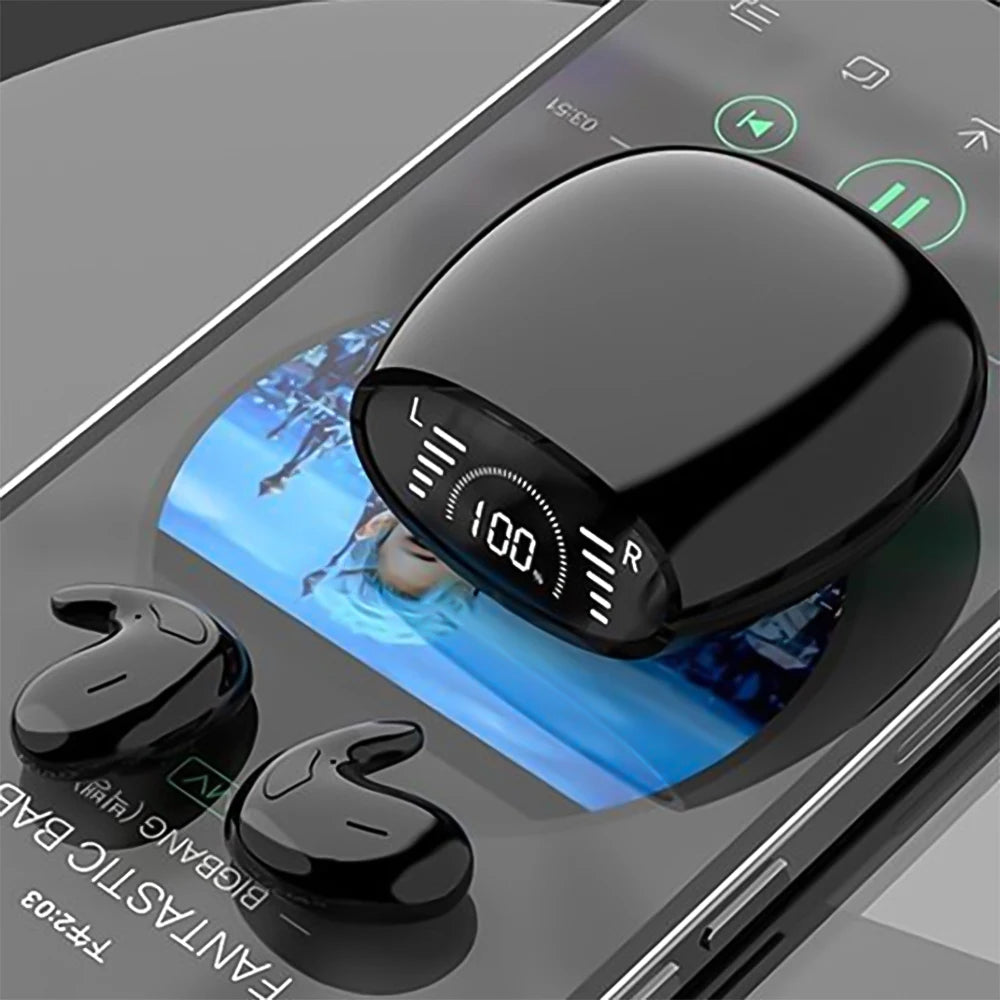 SK Ultra-thin Sleep Headphones Wireless Bluetooth Earbuds