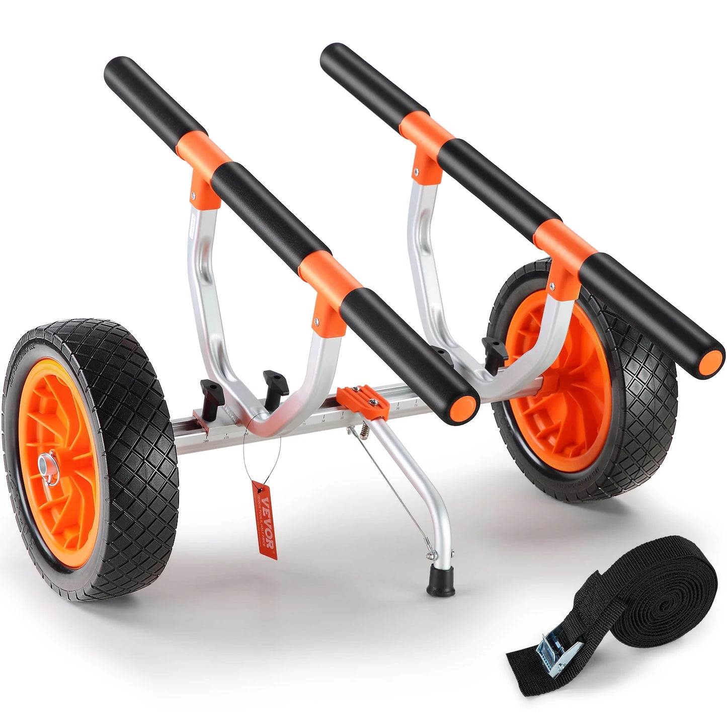 SucceBuy Kayak Cart With Adjustable Width And Solid Tire