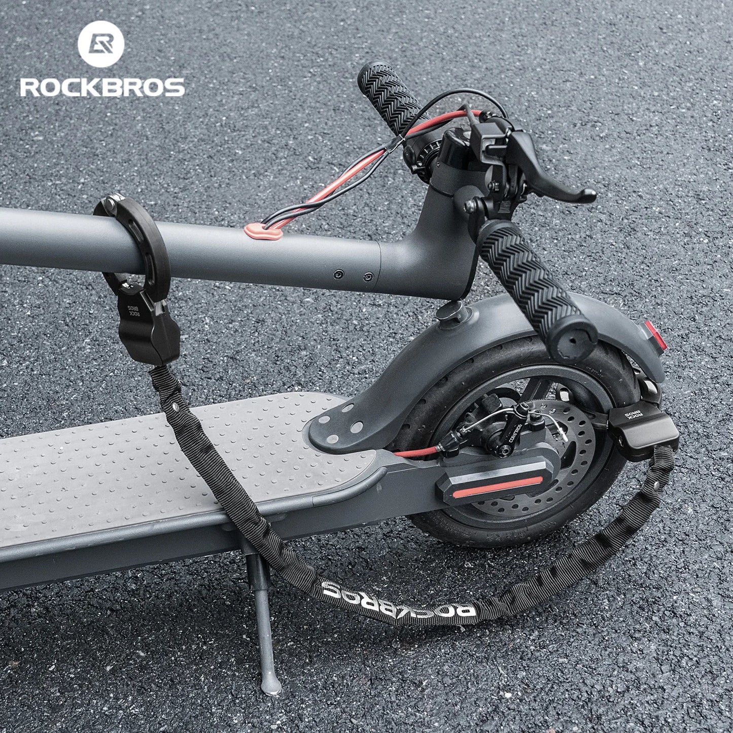 ROCKBROS Bike Lock Anti-Theft Chain for Scooters and Motorcycles