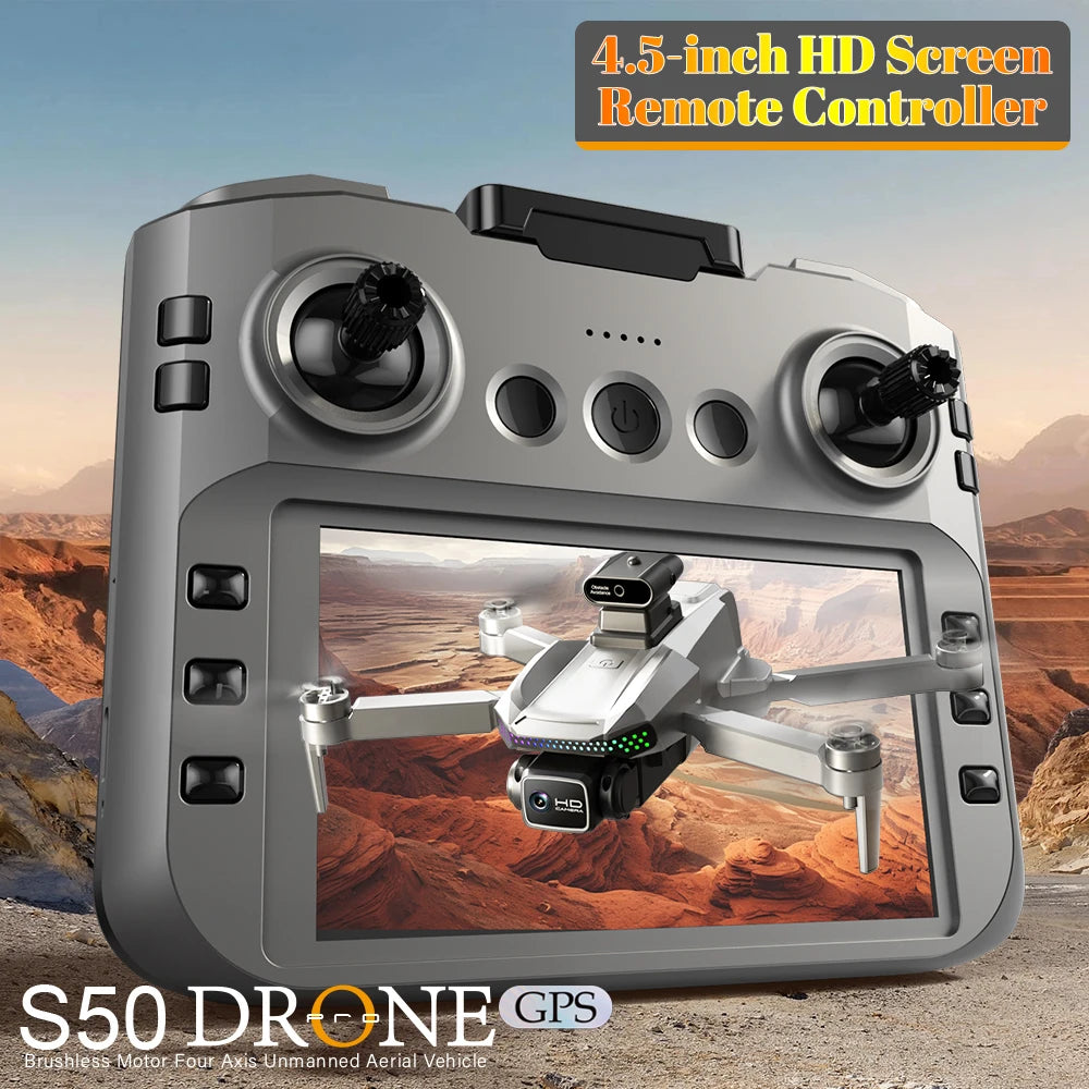 EY S50 Pro GPS Drone With 2 Batteries And HD Camera Obstacle Avoidance