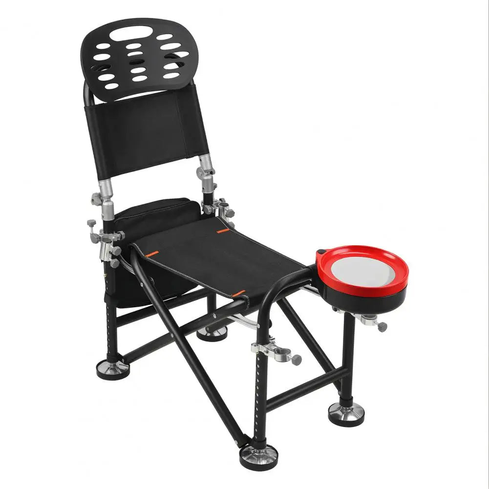 13 Gear Rise Fall 21cm Adjustable Fishing Chair With Backrest