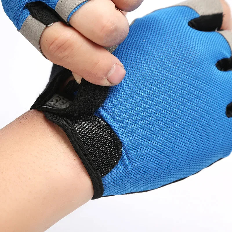 Anti Slip Breathable Half Finger Cycling Gloves For Men Women